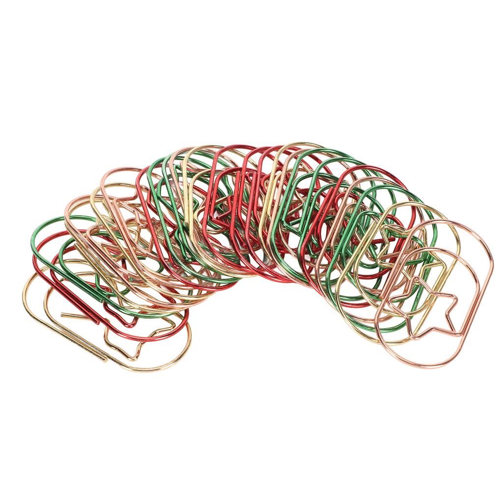 100pcs Large Paper Clips 2in Colorful Slip Resistance Rust Prevention Metallic Cute Paper Clips for 