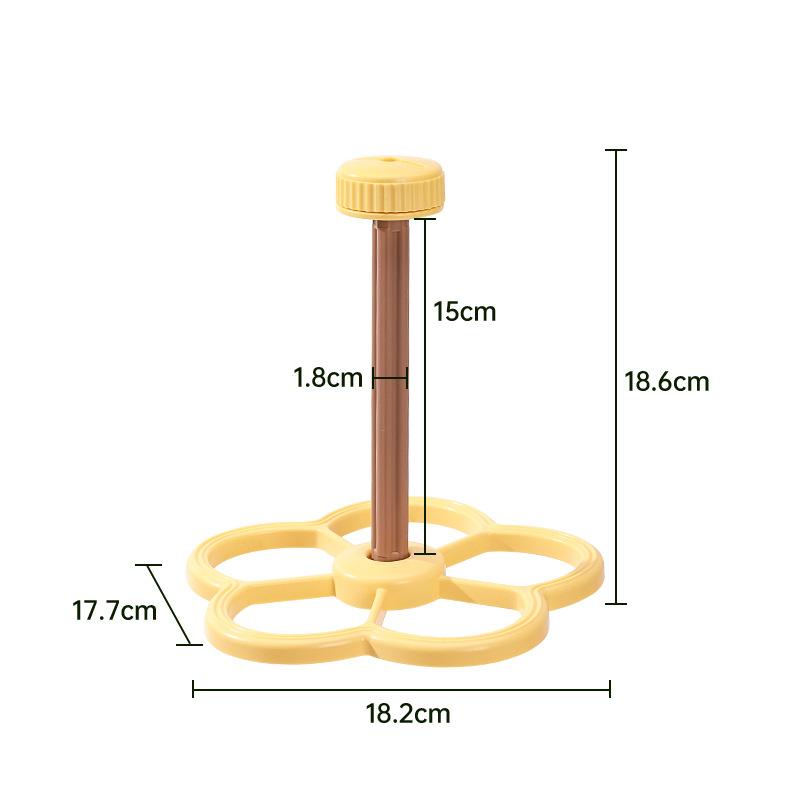 Washable Bird Spinning Toy 360° Rotation Parrot Perch with Anti-Slip Texture Hanging Parakeet Toys with 1.8'' Larger Washer