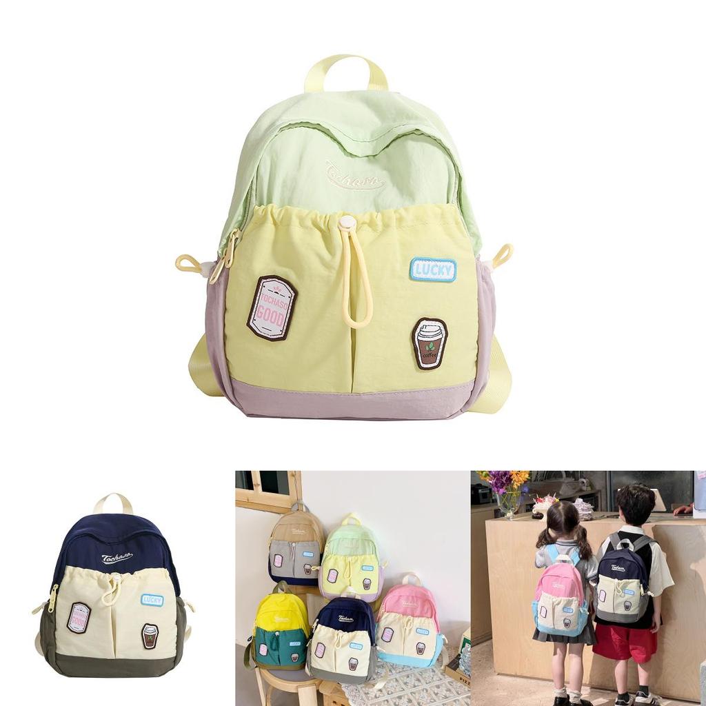 Kids School Backpack For Toddlers With Nylon Material And Curved Shoulder Straps For Preschool And Daycare