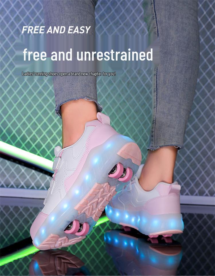 Rechargeable LED Roller Shoes & Skates for Kids and Adults