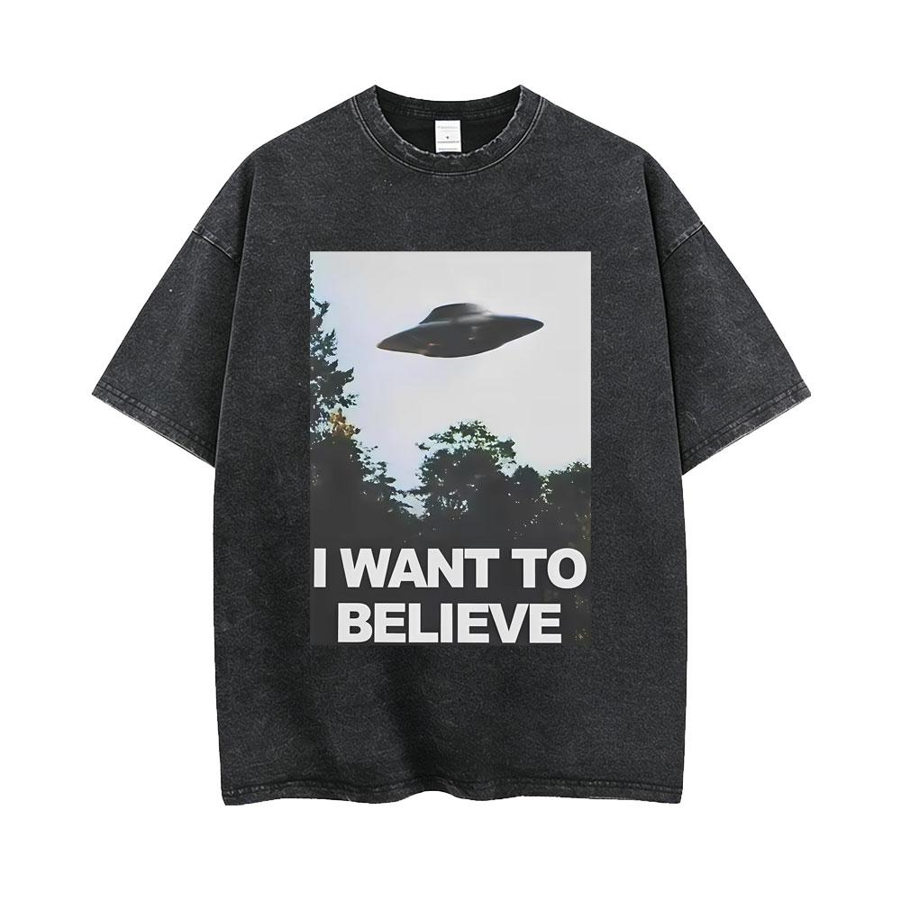 Washed Vintage Movie The X Files All The Taglines The Truth Is Out There Graphic Tshirt Mens Women Casual Cotton Retro T Shirt