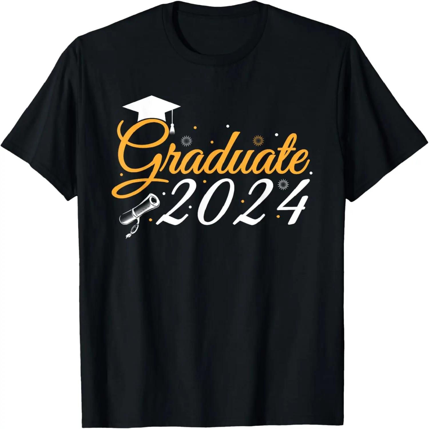 

Class Of 2024 Graduate Funny Graduation T-Shirt XXXXXL чорний
