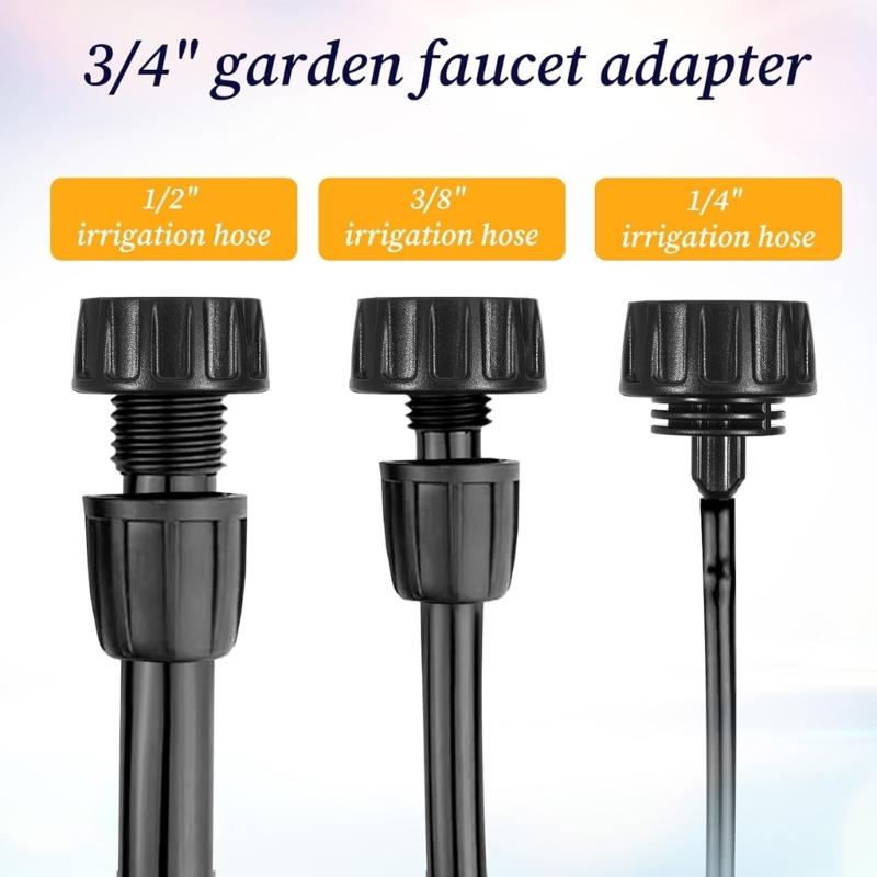 4Pcs Heavy Type Barbed Hose Adapters Plastic Irrigation Connectors For Garden Tubing Secure Leakproof Connection