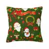 Christmas Pillow Case Cushion Cover Soft Printed Pillow Cover Novelty Pillowcases For Chair Sofa Home Decoration