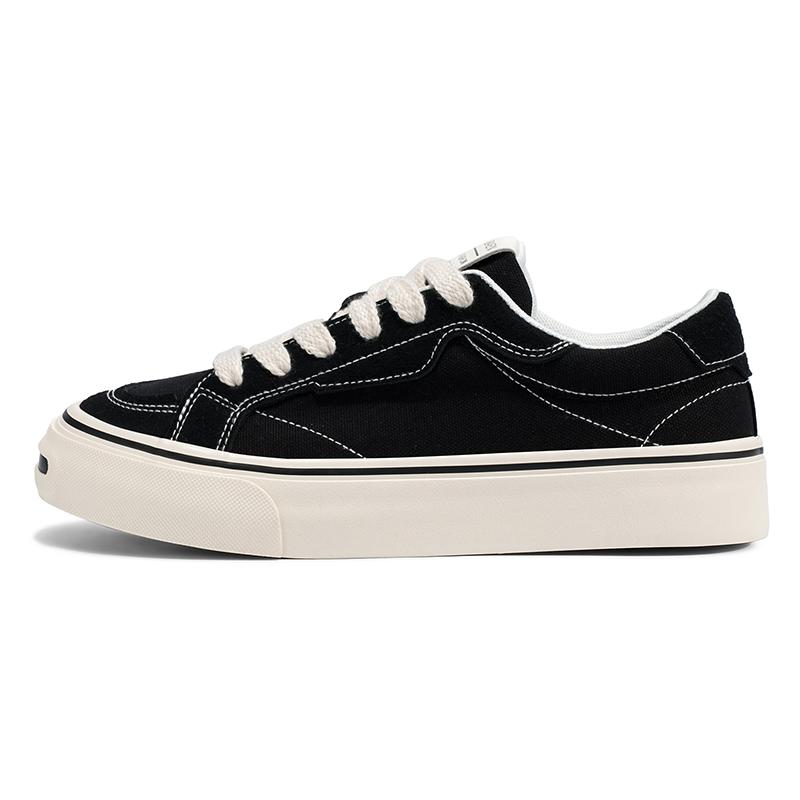 Fashion Mens Cowboy Canvas Shoes Breathable Trend Mens Board Shoes Thick Sole Trend Comfortable Student Skateboard Trainers Footwear
