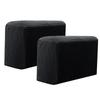 2PCS/SET Sofa Armrest Covers Fleece Premium Armrest Covers Stretchy Chair Sofa Couch Arm Protector Stretch To Fit