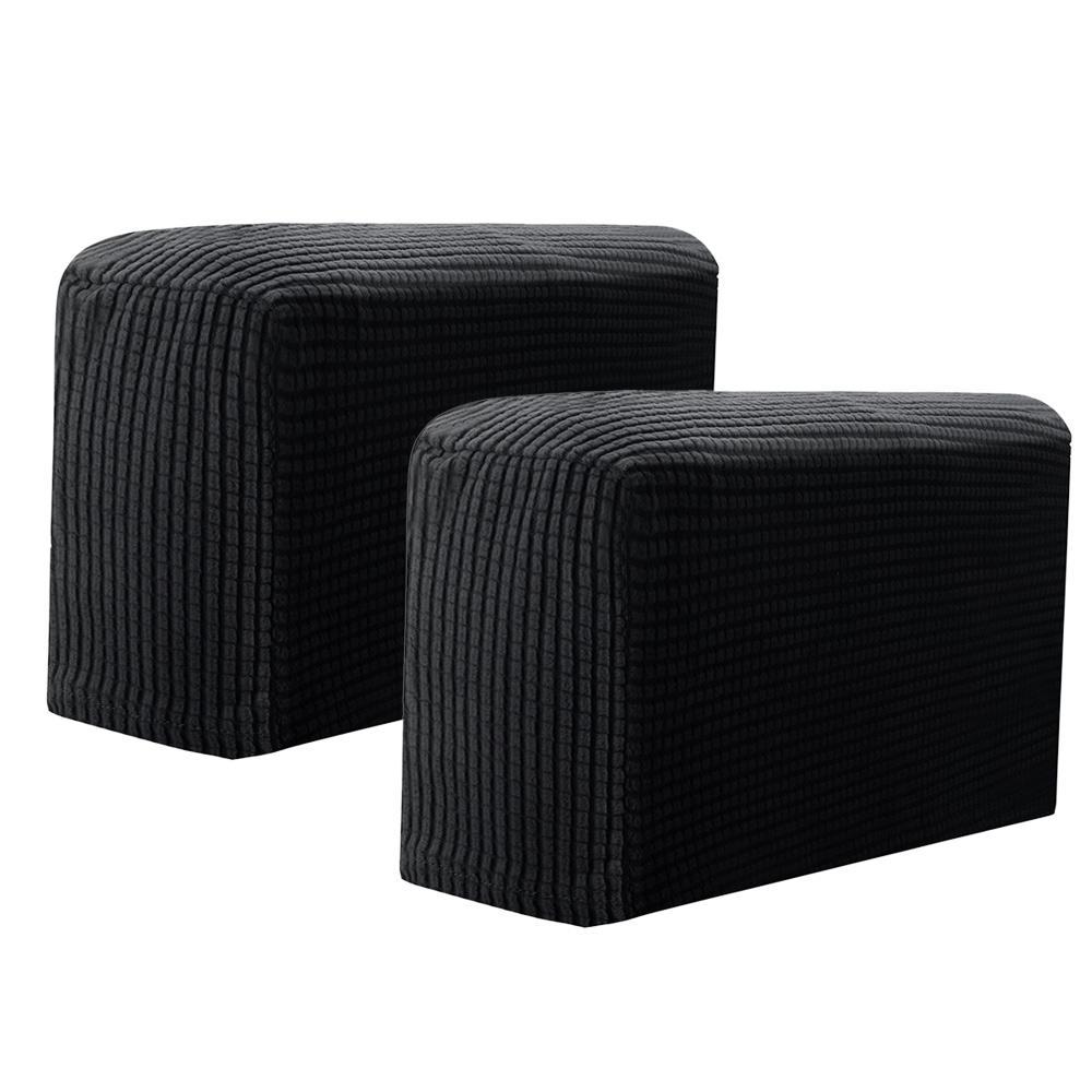 2PCS/SET Sofa Armrest Covers Fleece Premium Armrest Covers Stretchy Chair Sofa Couch Arm Protector Stretch To Fit