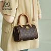 Aokang Women's Retro Boston Crossbody Handbag