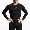 Muscleguys Autumn Sweatershirts Men's Solid Color  Round Neck Vintage Bottoming Shirt Pullover Hoodless