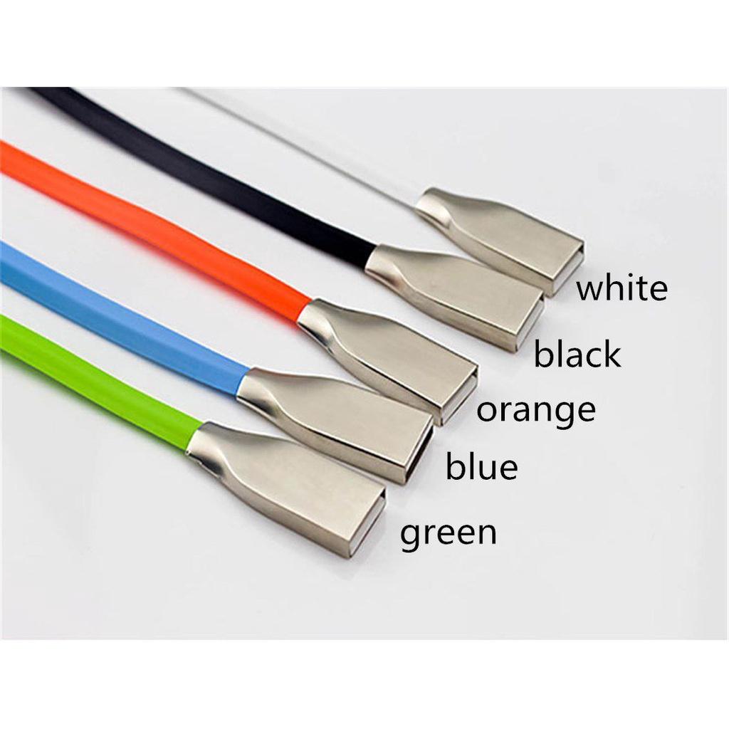 Premium Quality Smooth Portable Micro Usb Fast Charger Flat Data Sync Cable For Android Phones