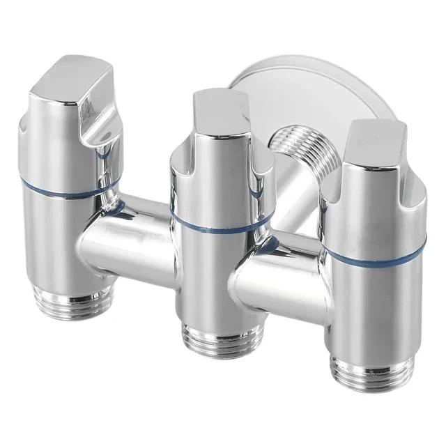 3 Ways Angle Valve Advanced Technology For Stable Water Flow Control With The Three Ways Multifunctional Diverter Valve 3/4''