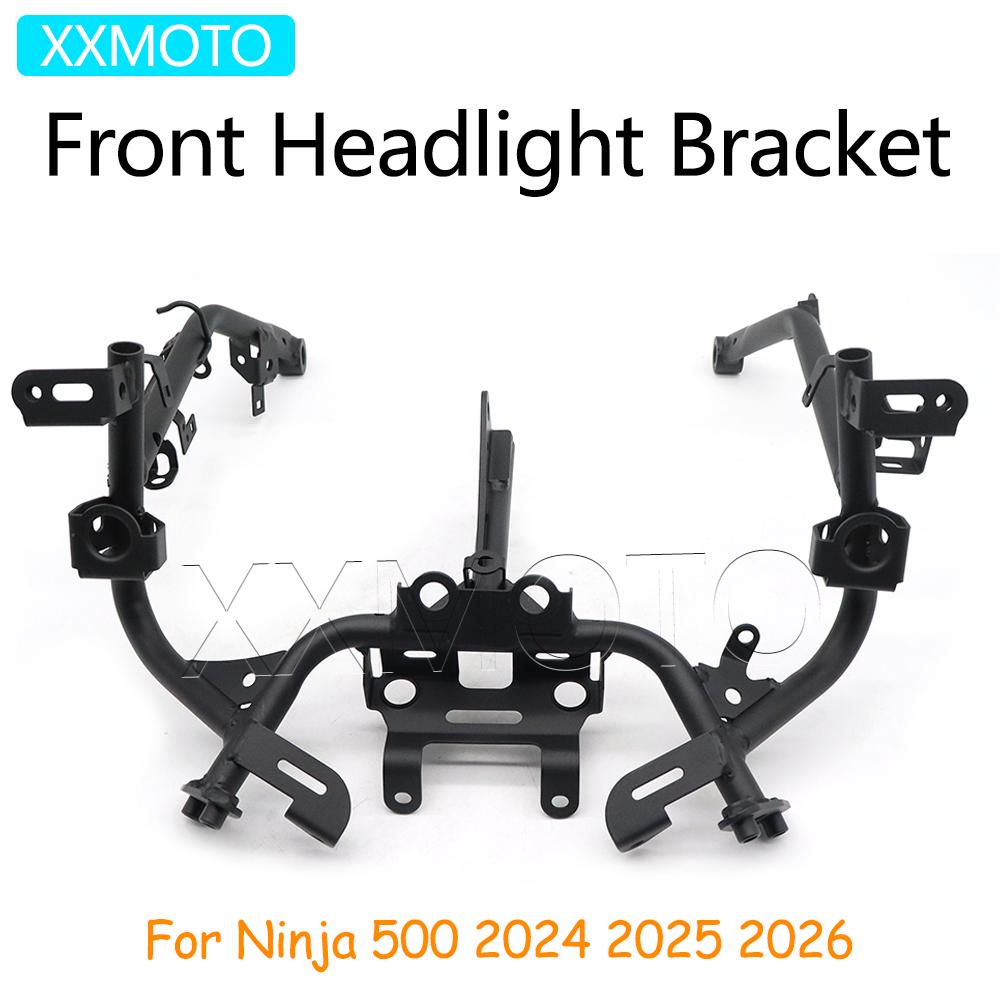 For Kawasaki Ninja 500 2024 2025 2026 Ninja500 Motorcycle Front Headlight Bracket Upper Fairing Head Lamp Stay