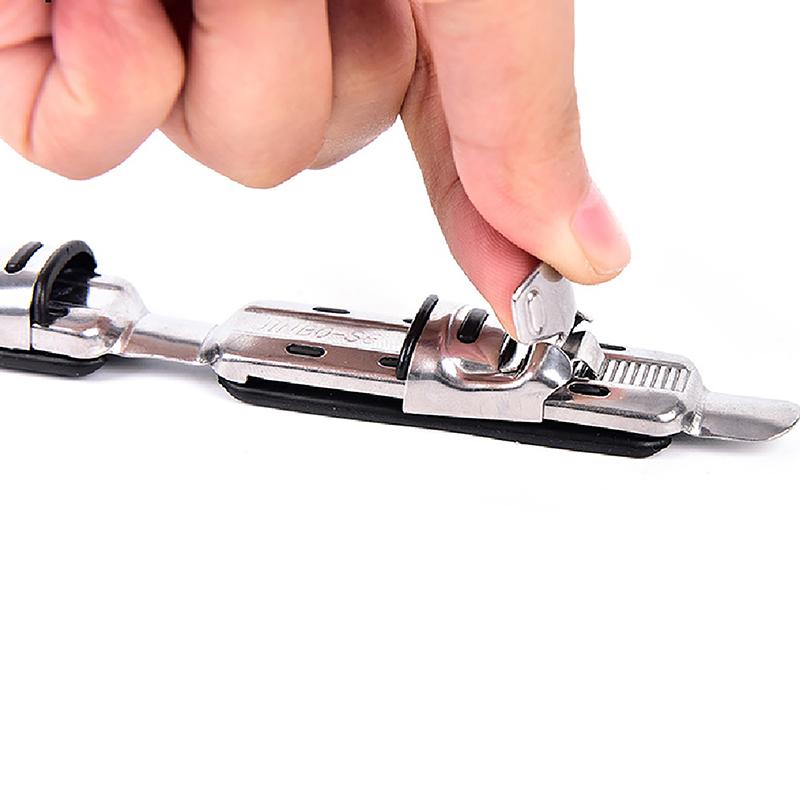 Stainless Steel Seat Fishing Reel Seat Deck Rod Clip Holder Fishing Tool Fishing Rod Clip Wheel Reel Holder Fishing Tackle