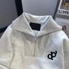 Sweatshirt Women's Autumn Solid Color Casual Daily Sweatshirt Gray Half Zipper Sports Long Sleeve Top