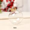 1Pcs Christmas Decoration Fill DIY Balls for Xmas Tree Hanging Light Bulb New Year Home Room Family Decor Navidad Wedding Decor