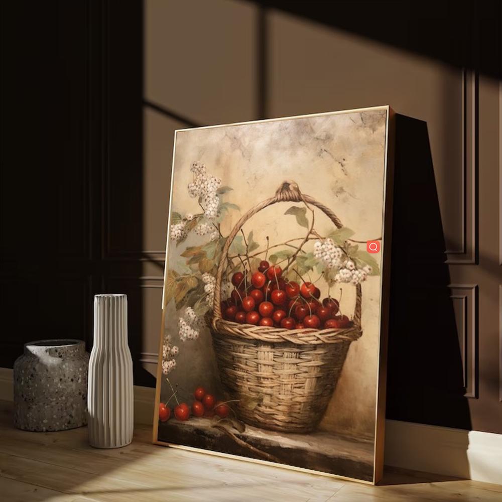 Dark Vintage Still Life Poster Prints For Living Room Home Decor Victorian Retro Flowers Fruits Picture Canvas Painting Wall Art