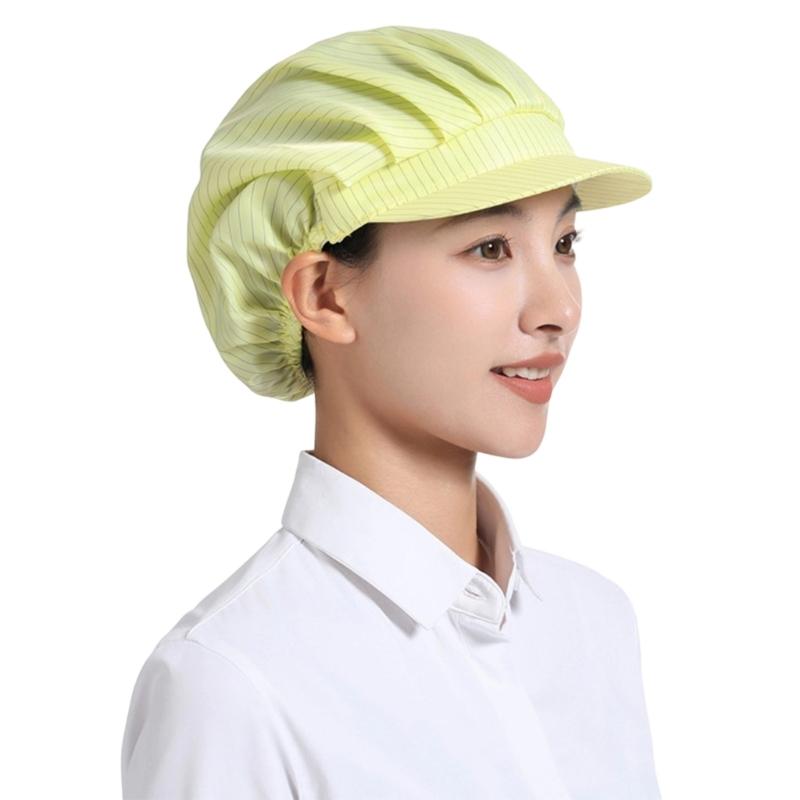 Comfortable AntiStatic Cap Breathable DustProof Mesh Hat for Industrial Workshop