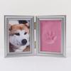 Metal Buckle Paw Print Memorial Frame Foldable Pet Handprint Shadowbox  DIY Craft Project