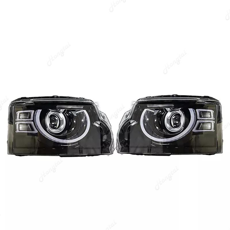 Headlight Assembly For Land Rover Discovery 4 Headlight 2010-2017 LED Projector Headlamps Turn Signal, day lights turn signals