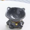 Non-slip Ceramic Cat Bowl Large Capacity Cat Drinking Feeder Pet High Foot Bowl  Pet Eating
