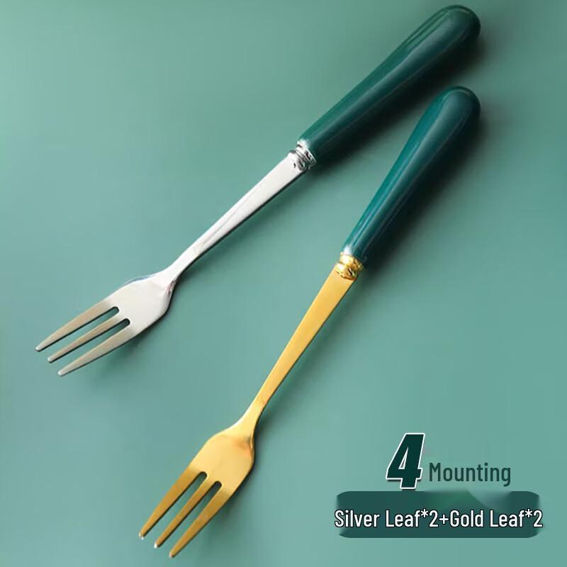 Набор фруктовых вилок с деревянной ручкой Чжаоран