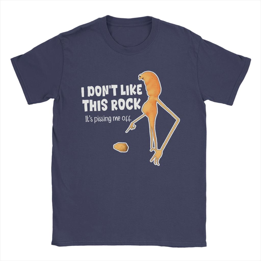 Men Marcus The Worm I Don't Like This Rock T Shirts  100% Cotton Clothes Humorous Short Sleeve Round Neck Tees Unique T-Shirt