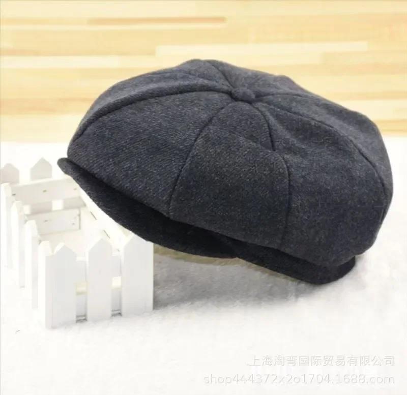 64cm Big Head Oversize Plus Size Men Classic Herringbone Newsboy Gatsby Hat Tweed Vintage Flat Ivy Cabbie Cap Gifts Sombreros