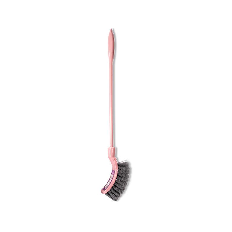

Wall-Mounted Soft Bristle Toilet Brush for Bathroom Cleaning рожевий