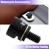 1PC Black Rear Fender Seat Rack Knurled Bolt Fit for Harley Touring Softail Dyna