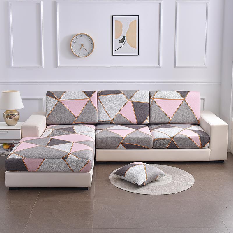 1Pc Printed Sofa Slipcover Non-Slip Polyester Stretch Sofa Cover For Bedroom Office Living Room Home Decor