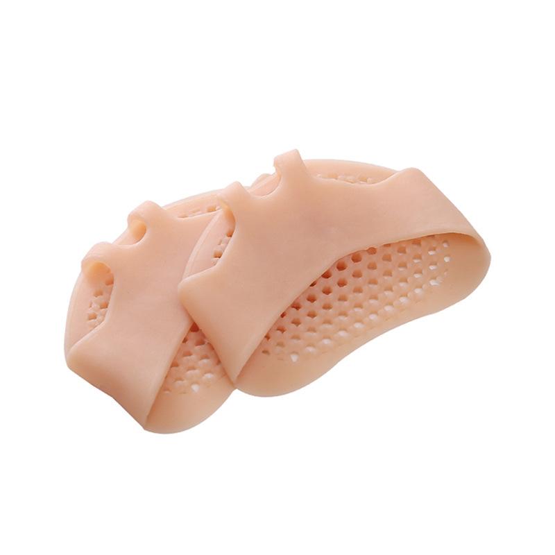 Tampoane din silicon pentru picioare, branțuri anti-durere, tampoane pentru picioare pentru femei, tampoane anti-alunecare din fagure, jumătate de mărime, tampoane pentru picioare frontale, tocuri anti-uzură