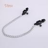 LOL Metal Nipple Clamp Brest Labia Clips with Chain Flirting Adult Game Sex Toys