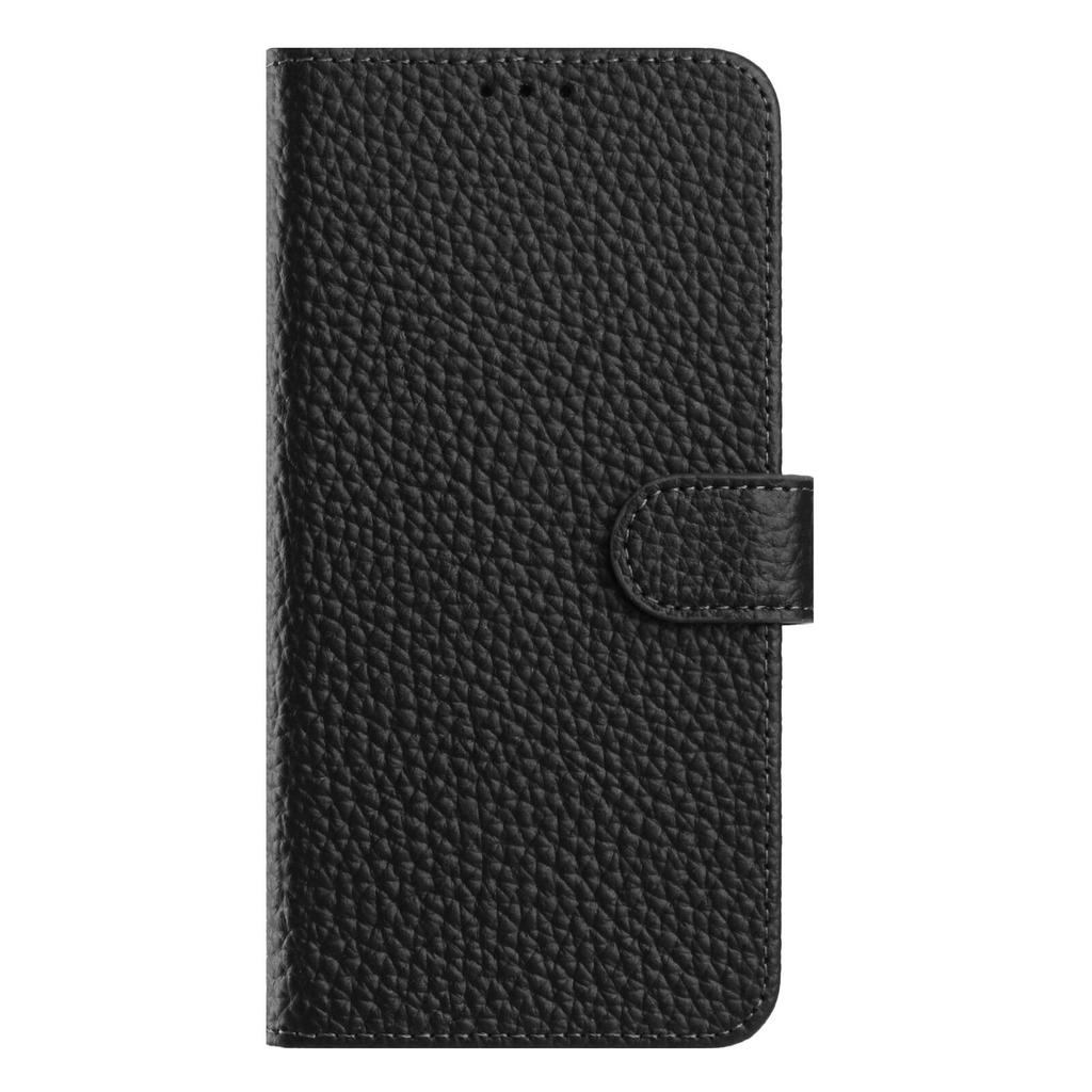 For Xiaomi Redmi 15 5G Case Wallet Stand Litchi Texture Genuine Cow Leather Flip Phone Cover