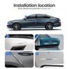 GLC GLB 4pcs Rubber Car Door Edge Protector Stickers Anti Collision Strips For Mercedes Benz AMG W108 W124 W126 W140 W168 W169