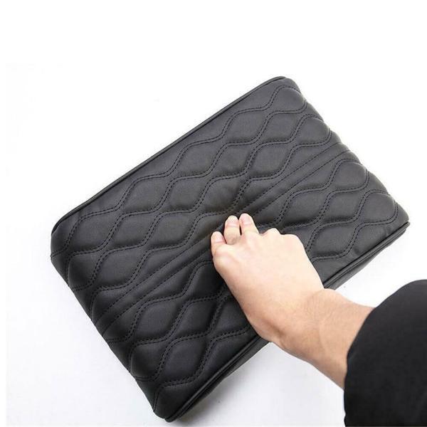 1 buc din piele PU pernă pentru cotieră pentru consola centrală pentru mașină