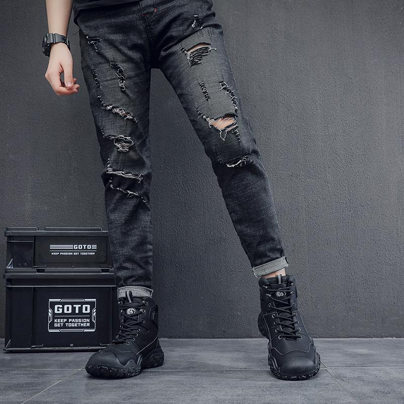 Men Hiking Boot Winter Outdoor Shoes Lace-Up Non-slip Sports Casual Trekking Boots Man Suede Warm Shoes