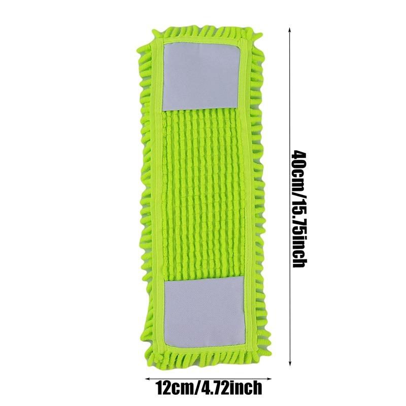 Home Cleaning Pad Coral Velvet Refill Dust Mop Head Replacement Soft Reusable Washable Floor Cleaning Pad Suitable for Hardwood Tile Laminate Floors