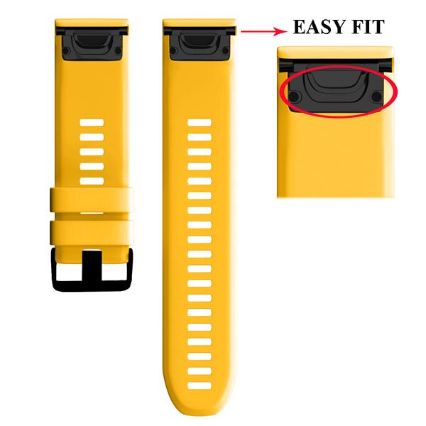 26 22MM Watchband for Garmin Fenix 5 5X 5S 3 3 HR for Fenix 6X 6 6S Watch Quick Release Silicone Sport Easyfit Wrist Band Strap