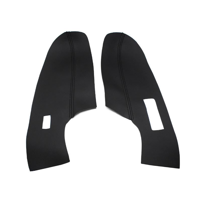 Doar capacul panoului ușii din piele pentru Hatchback pentru VW Polo 2011 2012 2013 2014 2015 2016 Decorație autocolant pentru capacul panoului cotierei ușii interioare