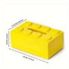 1pc Brick Style Tissue Box,Multifunctional Organizer Suitable for Kitchen,Bathroom,Living Room,Wall,Desktop Decorative Storage