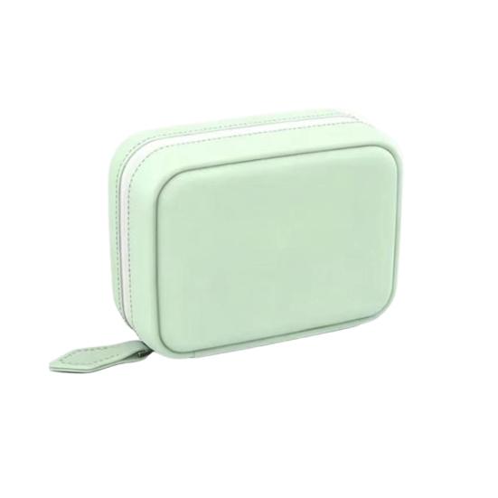

Pill Storage Bag Clear Body Colorful Zippers Pill Organizer Large Capacity