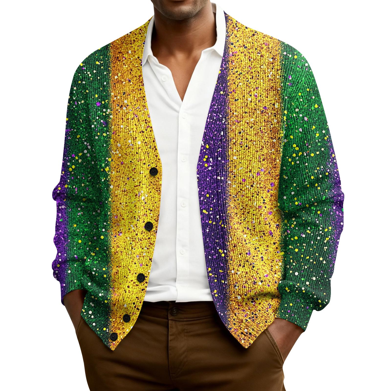 

Men s Ribbed Knit Long-Sleeve Cardigan XL жовтий