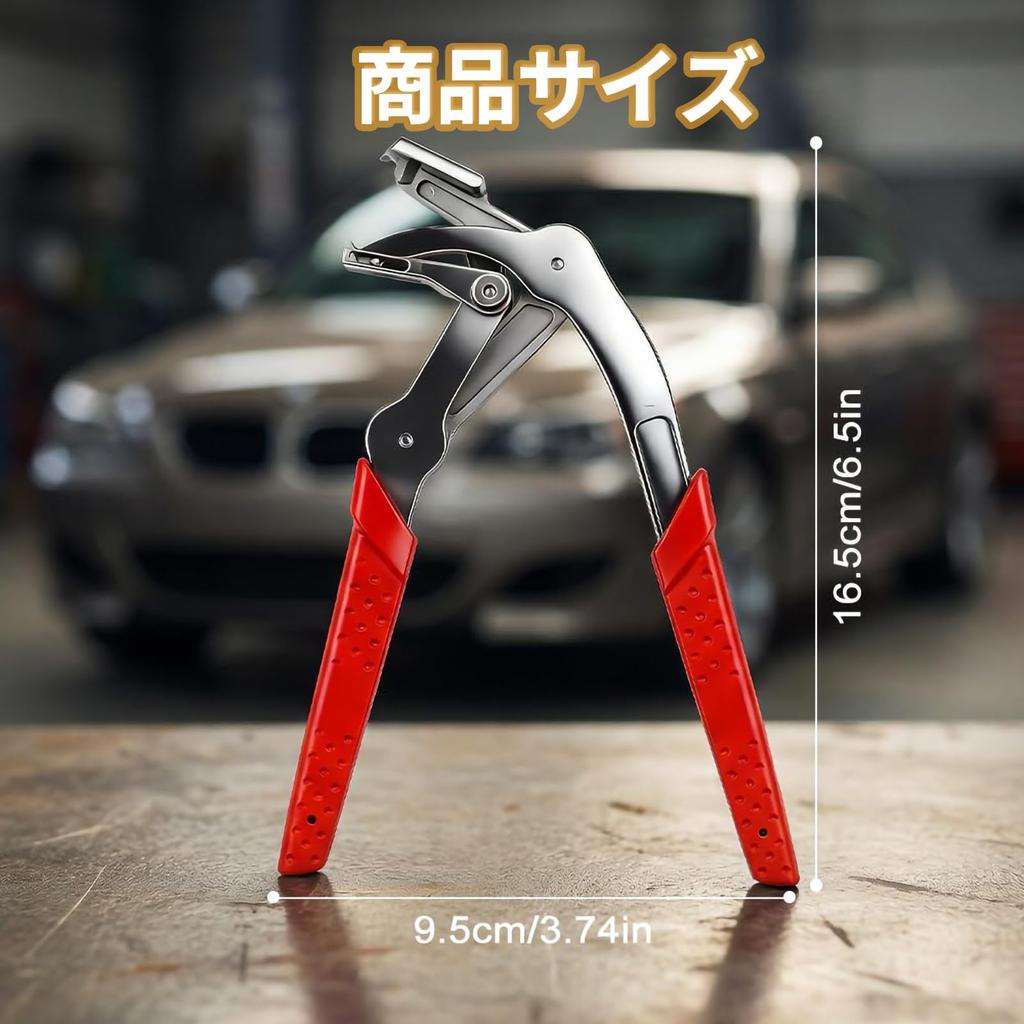 Bornoon Clip Pliers, Car Clip Remover, 17-4 Stainless Steel, Interior