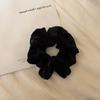 Winter Plüsch Weich Einfarbig Scrunchie für Frauen Vintage Elastizität Gummibänder Haargummis für Pferdeschwanz Kopfschmuck