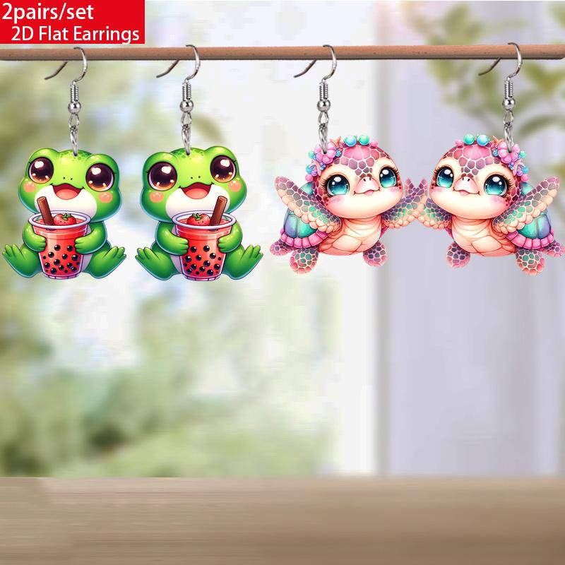 

Милые акриловые серьги-подвески с ежиками для женщин, Y2K мода, серьги с животными, трендовые женские серьги, подарок на день рождения и праздник