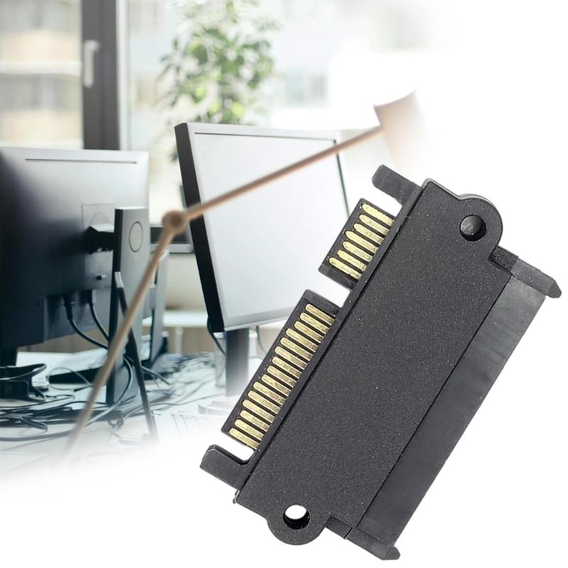 SATA90 Degree Angled Adapters 90 DegreeSATA Male to Female Adapter Changer For Hard Disk Drive Connection Enhancement