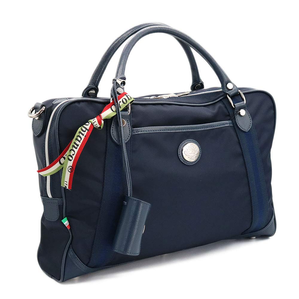 Orobianco Business Shoulder Genuine Leather and Limonta Made In Large Crossbody DENVER PIU Men's 3-Way Bag, Bag, Backpack, Nylon, Italy, Briefcase,