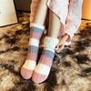 Thicken Stripe Fleece Socks Fried Dough Twist Winter Floor Socks Sleeping Socks Women  Fall Winter