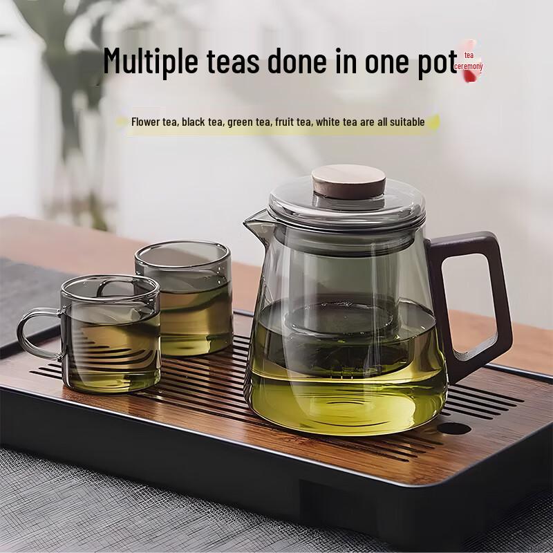 Zhenqi Heat-Resistant Glass Tea Infuser Teapot Set