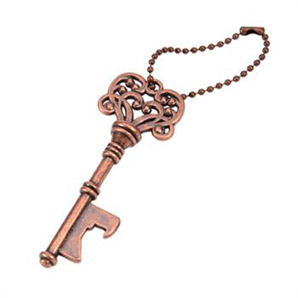 New 1Pc Creative Portable Vintage Key Shaped Portable Vintage Metal Key Shaped Keychain Beer Bottle Opener Keyring Bar Tools